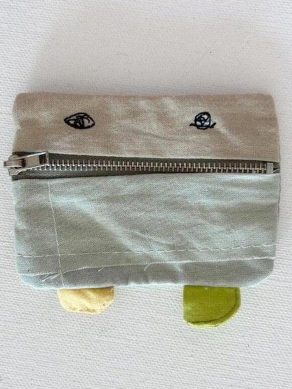 Anthropologie Zipper Mouth Coin Purse
